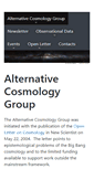 Mobile Screenshot of cosmology.info